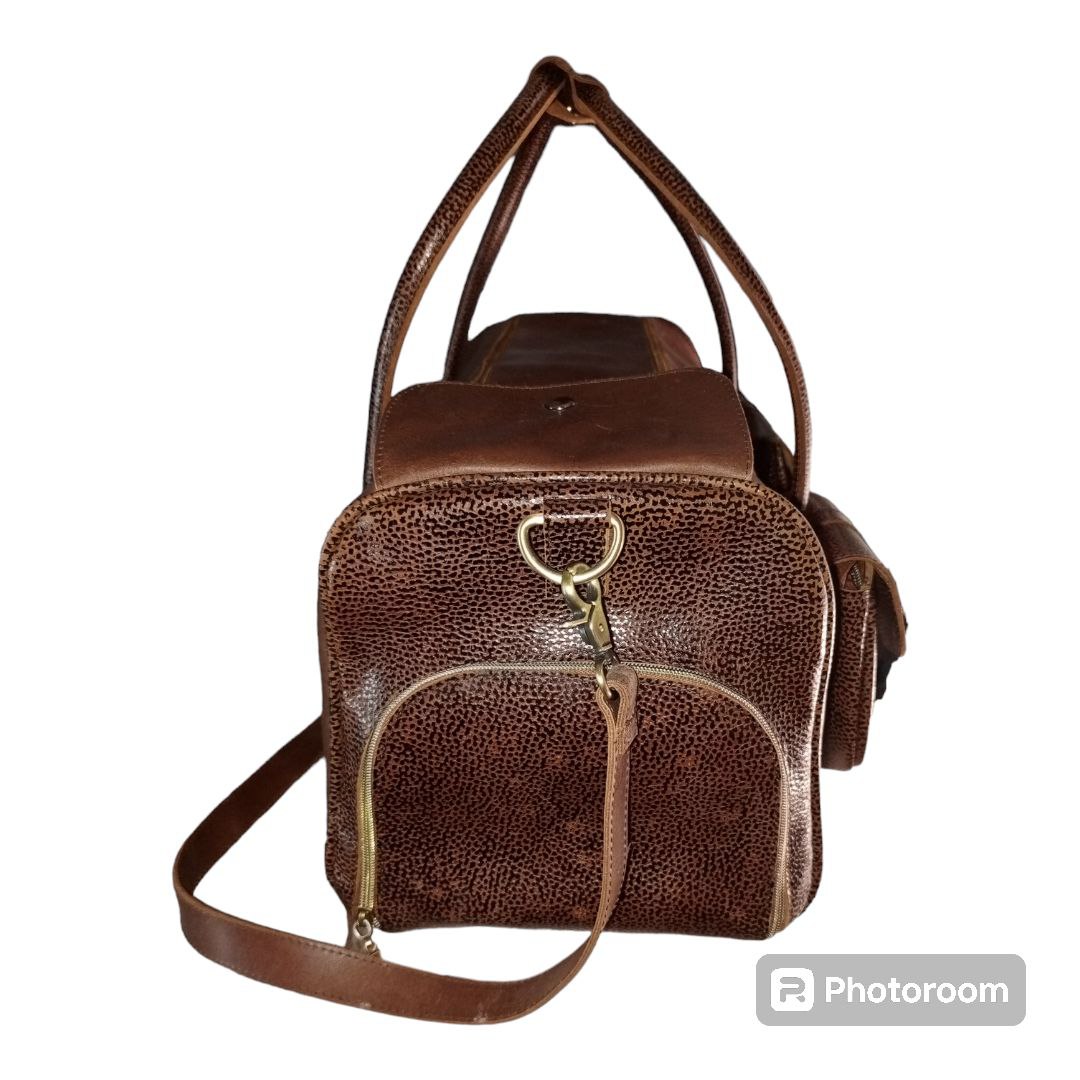 Pure Leather Duffel Bag FREE SHIPPING