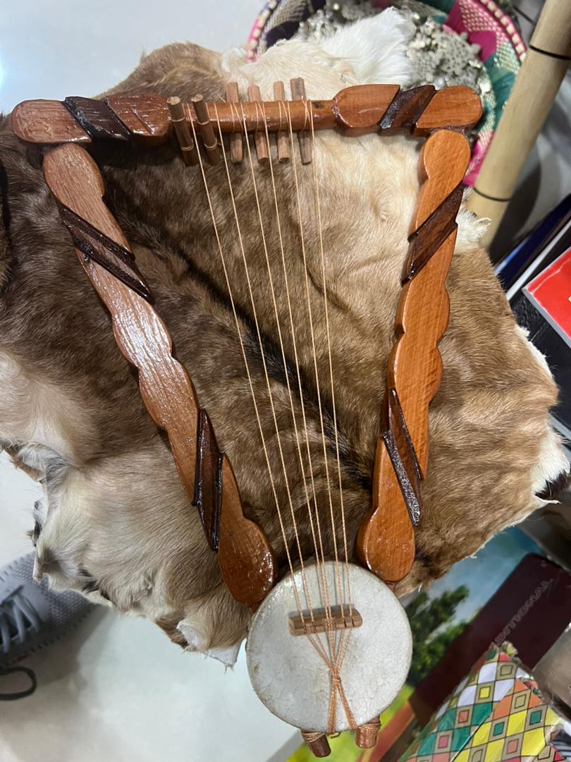 Ethiopian Traditional Music Instrument(kerar or masinko) Wall Hanging FREE SHIPPING