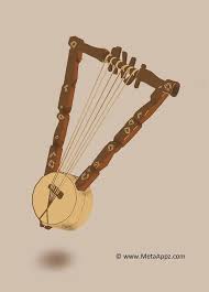 Ethiopian Traditional Music Instrument(kerar or masinko) Wall Hanging FREE SHIPPING