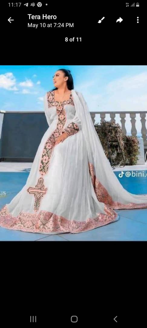 Ethiopian Traditiona Women Dress (5 arb) FREE SHIPPING