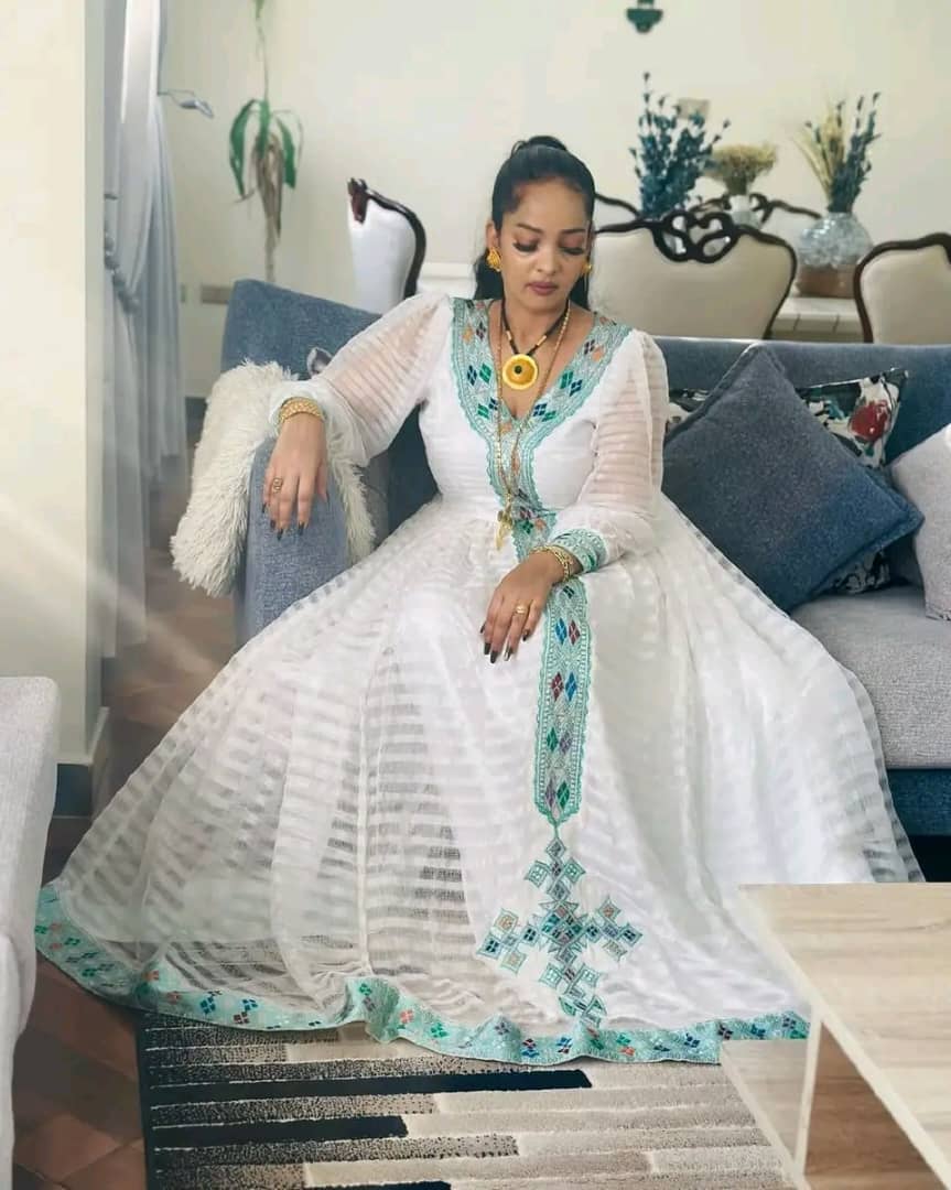 Ethiopian Traditiona Women Dress(Shiri miri) FREE SHIPPING