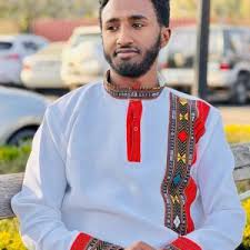 Ethiopian Traditional Men's T-shirt FREE SHIPPING