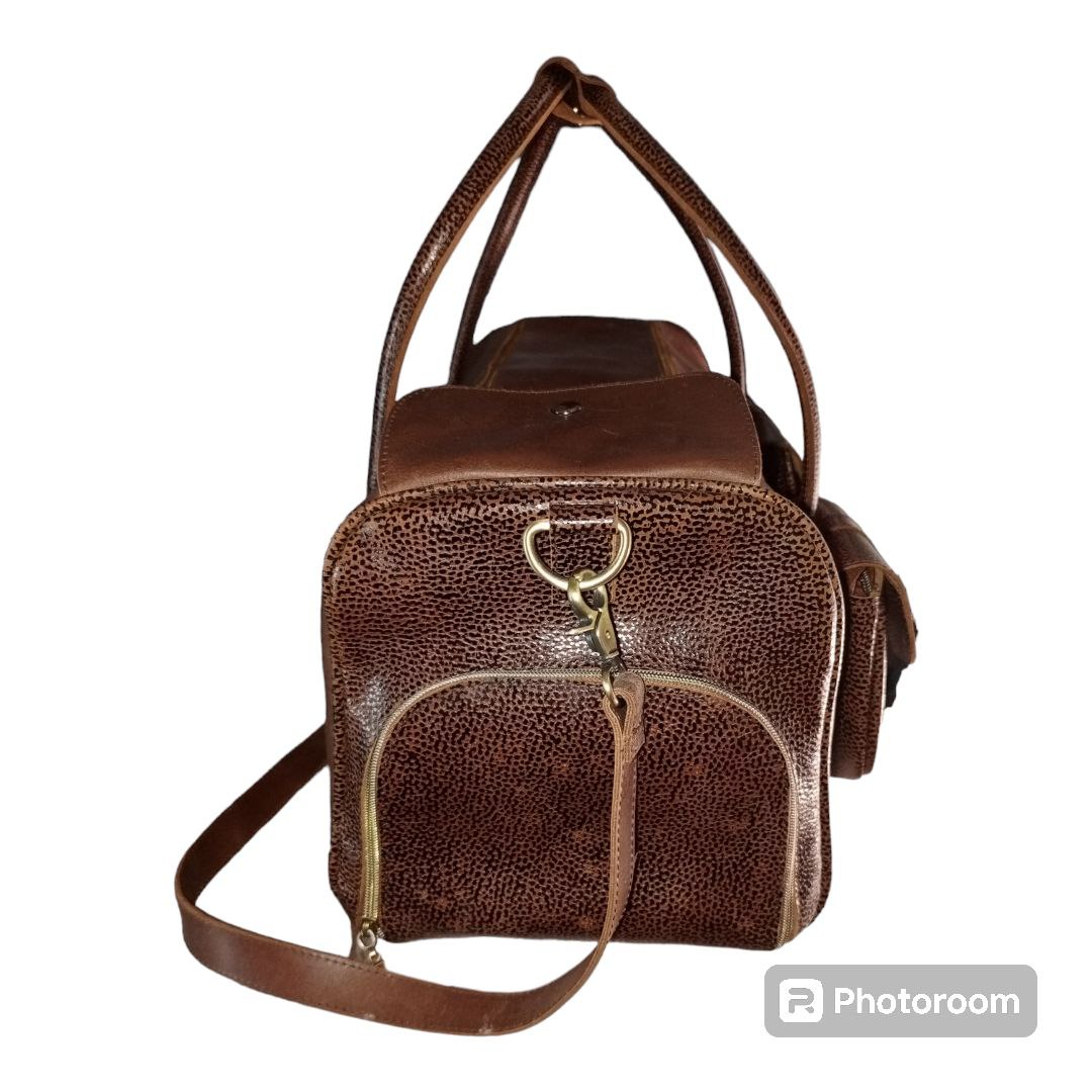 Pure Leather Duffel Bag  FREE SHIPPING