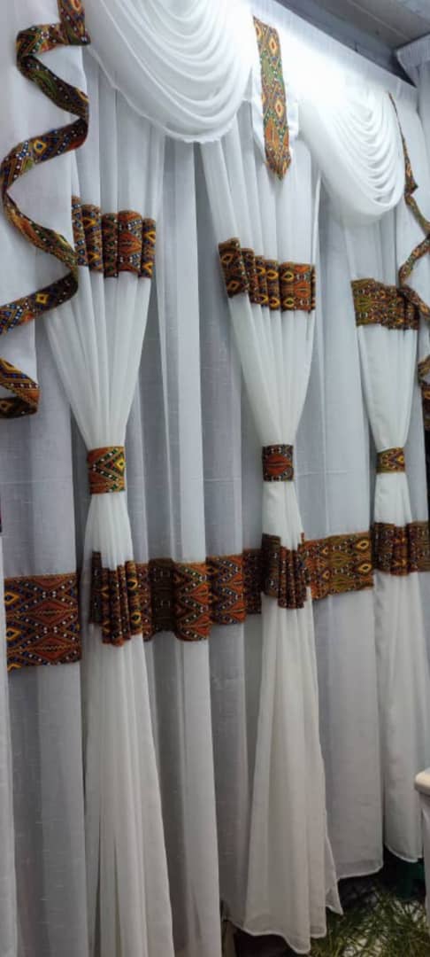 Ethiopian Traditional Curtains                             FREE SHIPPING