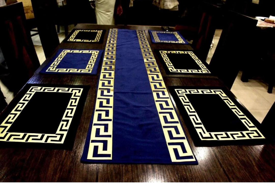 Ethiopian Traditional Table Runner, Table Mats, And Cushion Cases For 8 Sitters                  FREE SHIPPING