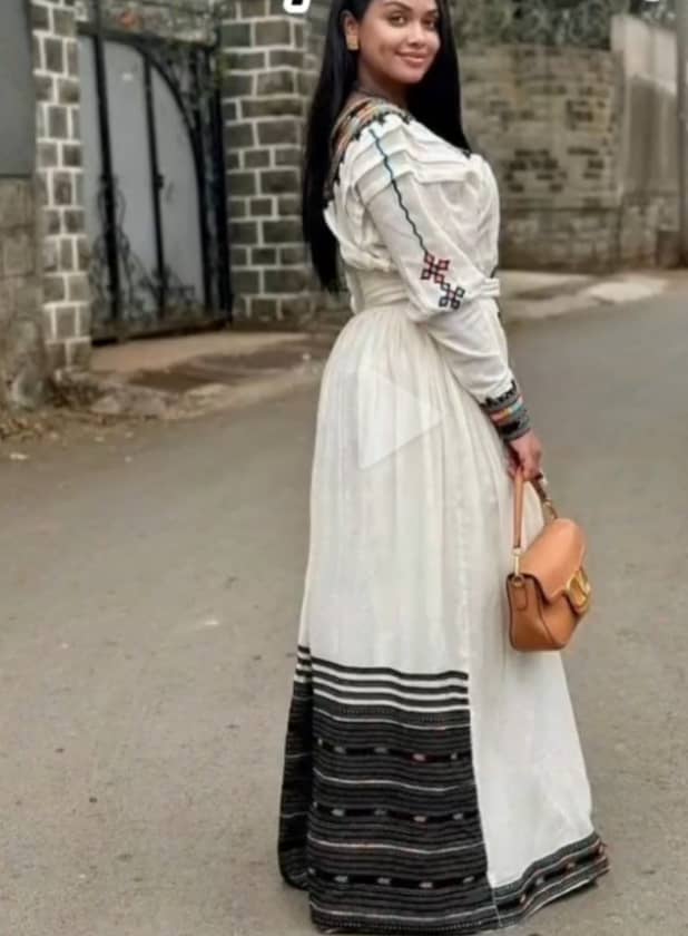 Ethiopian Traditional Women Dress                           FREE SHIPPING