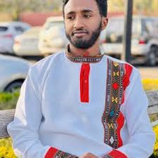 Ethiopian Traditional Men's T-shirt   FREE SHIPPING